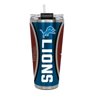 Detroit Lions NFL Big Slim Game Ball 32 oz Becher - Bild 1 von 2