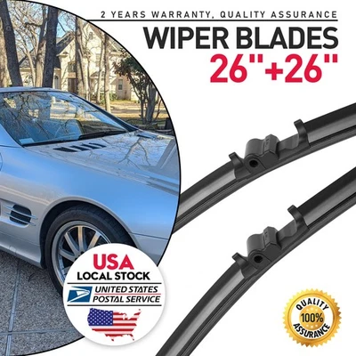 Limpiaparabrisas delantero 26"+26" apto para Mercedes-Benz SL500 SL55 AMG SL550 Foto 1 de 4