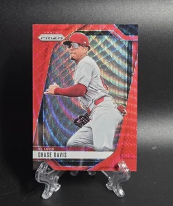 Chase Davis 2025 Panini Prizm #237 Red Wave - St Louis Cardinals  - Foto 1 di 2