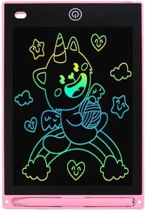 LCD Multicolour Screen Writing Board Electronic Drawing Tablet Kids Toy Gift UK - Picture 1 of 7
