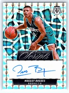 2024-25 Panini Mosaic #MS-MUG Muggsy Bogues Silver Mosaic Scripts Hornets Auto - Picture 1 of 2