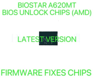 BIOSTAR A620MT, NO PASSWORD FIRMWARE FIXES BIOS CHIP LATEST VERSION (AMD) - Afbeelding 1 van 1