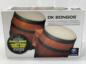 Nintendo Gamecube Donkey Kong Bongos Konga Drum Jungle Beat New Open Box - Picture 1 of 13