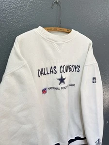 Vintage 90’s Logo Athletic NFL Pro Line Dallas Cowboys Football Sweatshirt XL - Picture 1 of 8
