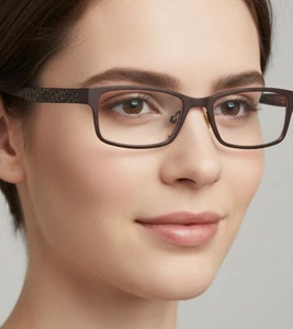 Bill Bass Brille Brillengestell SYNDAL Braun Animal Print 104 32-18-140 Italy - Bild 1 von 9