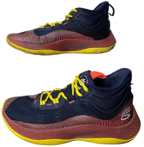 Under Armour Steph Curry Men Size 8.5/Women 10 HOVR Splash Midnight Navy Taxi - Picture 1 of 16