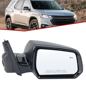 Espejo retrovisor lateral para conductor Chevrolet Traverse 2018 2019 con señal de punto ciego 8 pines - Imagen 1 de 14