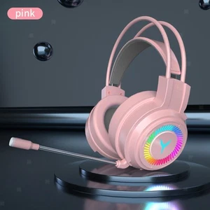 G58 Gaming Headset Stereo Surround Kopfhörer 3,5 Mm Kabel mit Mikrofon LED - Photo 1/15