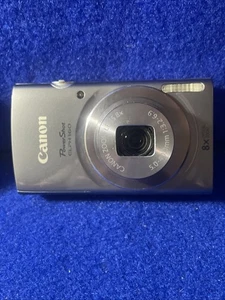 CANON POWERSHOT ELPH 160 GRAY MODEL PC2197 8X OPTICAL ZOOM TESTED - Picture 1 of 11