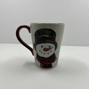 Yuletide Mugby St Nicholas Square Snowman 3D Stoneware Hard To Find - Picture 1 of 4