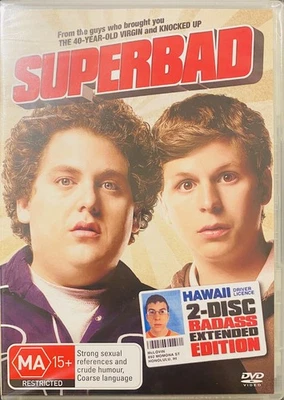 SUPERBAD (2007) DVD - BRAND NEW SEALED - COMEDY - INCLUDES MCLOVIN ID - REGION 4 - Image 1 of 2