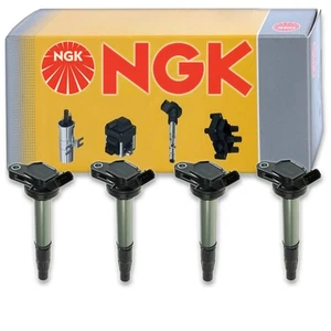 4 pcs NGK Ignition Coil for 2009-2010 Pontiac Vibe 1.8L L4 - Spark Plug Tune pw - Picture 1 of 5
