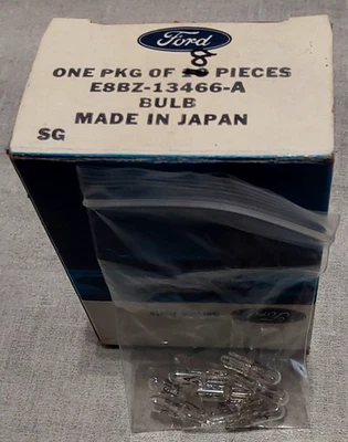 Lote de 8 Bombillas Ford OEM E8BZ-13466-A Reemplazos Genuinos Extras Mantenimiento Foto 1 de 3