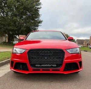 RS4 Style Front Bumper kit complete, for Audi A4/S4 B8.5 2013-2016 with foglight - Picture 1 of 8