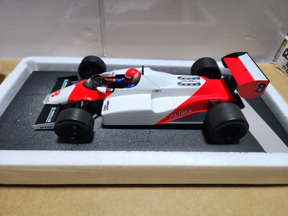 MINICHAMPS  537 831808  McLAREN FORD  MP4/1C  N.Lauda   USA GP WEST  1983 1/18 - Image 1 of 4