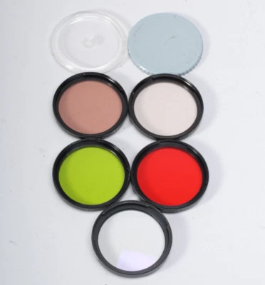HASSELBLAD B50 FILTER KIT W CAPS RED-YELLOW/GREEN-CR6-CR1.5-PROXAR CLEAN GLASS - Image 1 of 3