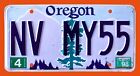 OREGON VANITY GRAPHIC LICENSE PLATE " NV MY55 " ENVY MY 55 1955 CHEVY FORD NOMAD