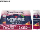 San Pellegrino Italian Sparkling Drinks Pomegranate & Orange Canned 12 x 330ml
