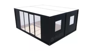 Bürocontainer - 6,0 m x 4,8 m Doppelanlage Villex - mit Elektrik – NEU! - Bild 1 von 10