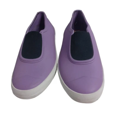 Zapatos sin cordones planos de goma punta redonda HUNTER púrpura lila para mujer talla UK 6 Foto 1 de 4
