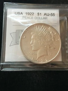 1922   USA,  Silver Peace Dollar - Picture 1 of 8