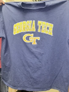 Camiseta Georgia Tech Chaquetas Amarillas Mascota Talla 2XL Azul Marino NCAA ACC - Imagen 1 de 2