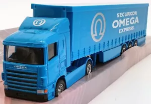 Corgi 1/64 Scale Model Truck 59512 - Scania Curtainside - Omega - Picture 1 of 5
