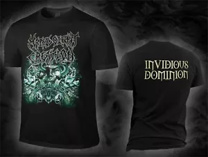 Malevolent Creation - invidious dominion (T-Shirt), Größe size M, L, XL, NEW - Foto 1 di 1