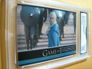 DAENERYS TARGARYEN 2014 GAME OF THRONES SEASON 3 PROMO # P1 GRADED 10 L@@@K - Picture 1 of 2