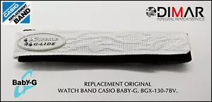 Replacement Original Watch Band Casio Baby-G BGX-130-7BV - Picture 1 of 2