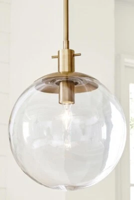 POTTERY BARN Caufield 环形吊坠滚黄铜开箱 — 第 1/4 张图片