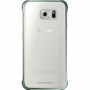 Samsung Custodia Originale Galaxy S6 EDGE G925F Clear Cover Case Plastica Verde 