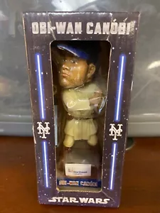 FREE SHIPPING 2019 NY Mets Obi-Wan Canobi Star Wars Bobblehead NEW IN BOX - Picture 1 of 7