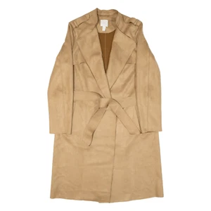 H&M Womens Trench Coat Beige UK 8 - Picture 1 of 6