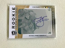 2012-13 The Cup MICHAEL STONE Rookie Masterpieces Auto Printing Plate 1/1 