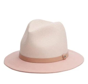 rag & bone 299072 Women's Floppy Playa Hat, Blush, Pink, S - Picture 1 of 2