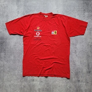 Ferrari F1 Team Shirt Vodafone Shell Marlboro Racing Vintage 90's Mens Size L - Picture 1 of 10