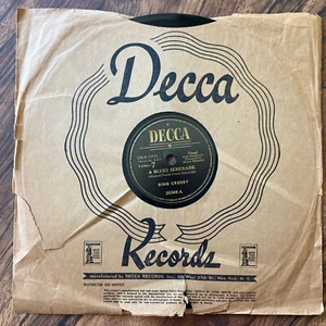 BLUES SERENADE S'POSIN' BING CROSBY 78 RECORD STARDUST DECCA 25368 10" 678 1950 - Picture 1 of 5