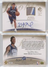 2007-08 SP Authentic Authentics /599 Morris Almond #133 RPA Rookie Patch Auto RC