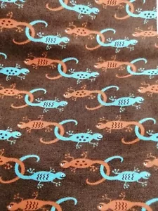1 Fat Quarter Of Moda Lizard Fabric Meadow Friends By Deb Strain - Picture 1 of 1