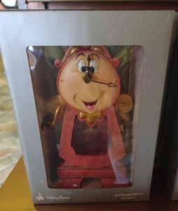 NUEVO Reloj Cogsworth La Bella y la Bestia Parques Disney 10" Reloj Funcionando Estatuilla - Imagen 1 de 7
