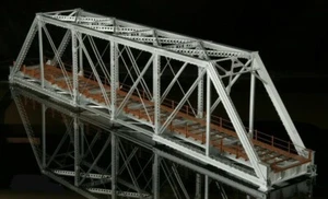 Brass handmade super detail 23' Pin-connected Pratt Truss Bridge HO 1:87 Part 2 - Picture 1 of 18