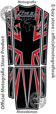 Triumph Tiger Explorer 1200 12 - 17 Tappetino Serbatoio Motografix Protezione Gel