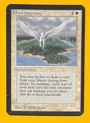 MTG ISLAND SANCTUARY Alpha (OldManMTG 012-299) - Image 1 of 4