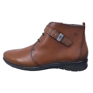 Fluchos Noa: Women's Ankle Boots With Laces And Zipper Leather 9976 - Picture 1 of 6