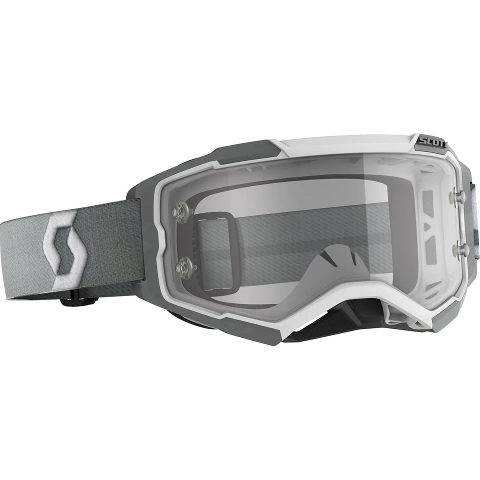 Scott Fury Goggles - White/Gray Clear Works Lens 274514-1039113 - Imagem 1 de 4