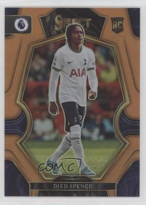 2022 Select Premier League Mezzanine Orange Prizm /75 Djed Spence #130 Rookie RC - Image 1 of 2