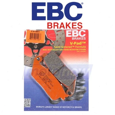 EBC Front Semi-Sintered V Brake Pads for 2012-2017 Honda NC700X DCT ABS - rj Foto 1 de 4