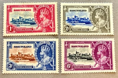 Basutoland 11-14 / 1935 Серебряный юбилейный выпуск / MH / на петлях - Изображение 1 из 2