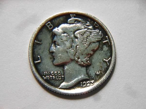 1923-P XF Silver Mercury Dime, Nice Better Grade Coin to collect - Picture 1 of 2